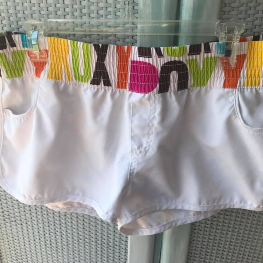 ROXY White Swim Shorts / Board Shorts